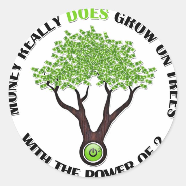 P of 2 Money Tree sticker (Front)