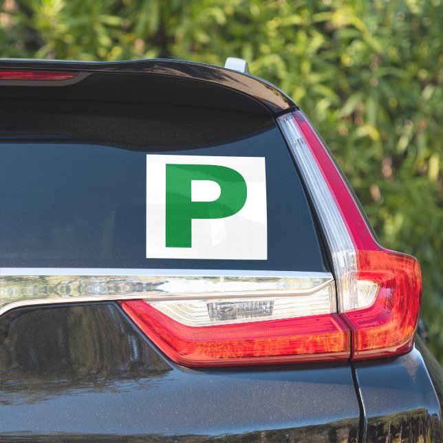 P Plate Learner Driver (Car Side)