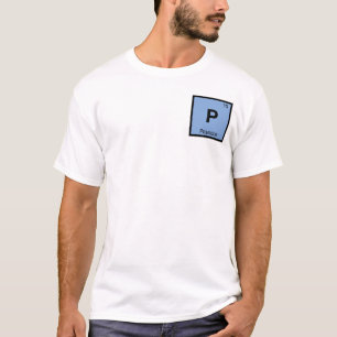 P - Poseidon God Chemistry Periodic Table Symbol T-Shirt