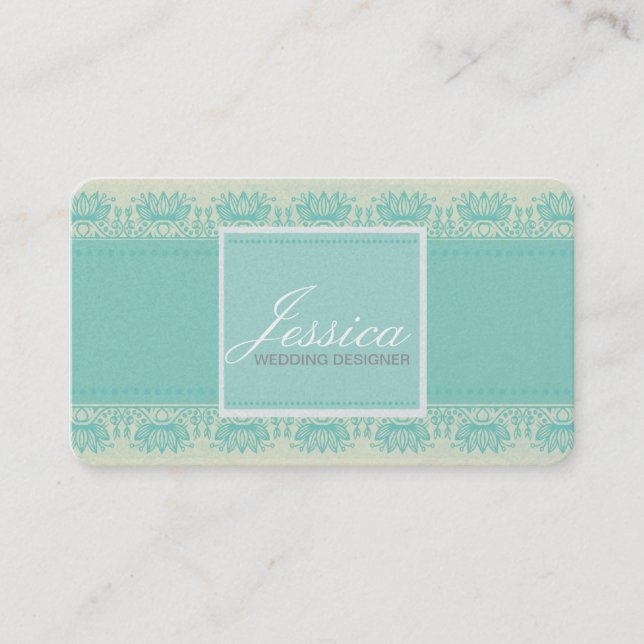 P Weddings Business Card (Front)