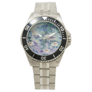 © P Wherrell Contemporary fine art waterlilies Watch