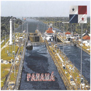 PA0003 America - Panama - Canal Locks - panoramic