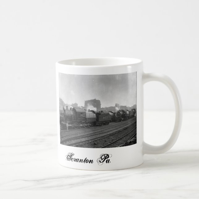 PA de Scranton Scranton de trains de fret. Tasse (Droite)