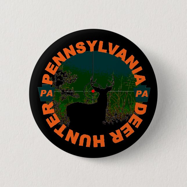 PA Deer Hunter Button (Front)
