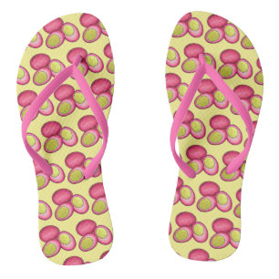 PA Dutch Food Pickled Hard Boiled Red Beet Eggs Flip Flops