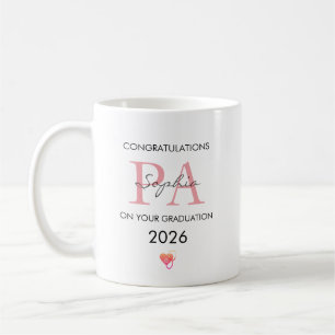 PA Graduation Personalized Name Class of 2026 Coffee Mug