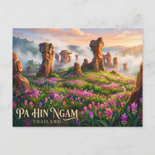 Pa Hin Ngam National Park Thailand Postcard