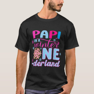 Pa In A Winter Onederland Bday Girl Sweet Snowflak T-Shirt
