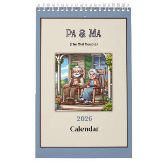 Pa & Ma (The Old People) Fun 2026 Calendar
