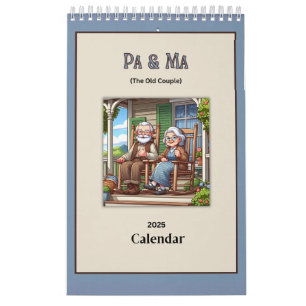 Pa & Ma (The Old People) Fun Calendrier 2025