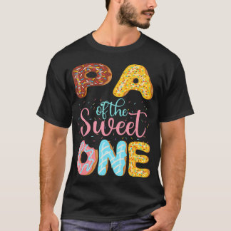  Pa Of The Sweet One Dad Doughnuts Family Matching T-Shirt