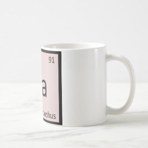 Pa - Parasaurolophus Dinosaur Chemistry Symbol Coffee Mug