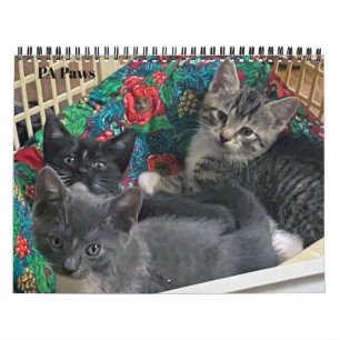 PA Paws 12 Month Personalized Calendar