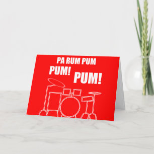 Pa Rum Pum Pum Pum Holiday Card