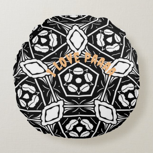 Paaa Unique Luxury Living Round  Pillows  (Front)