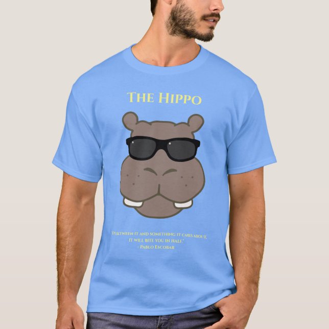 Pablo Escobar's Hippo T-Shirt (Front)