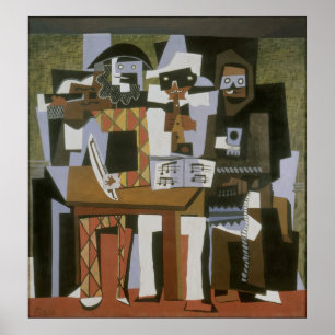Pablo Picasso – The Three Musicians Poster