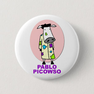 Pablo Picowso 2 Inch Round Button