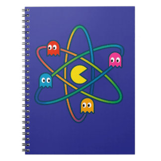 Pac-Atomic Universe – Retro Gaming Art Sticker Notebook