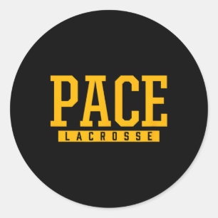 Pace High School Lacrosse 1 Classic Round Sticker