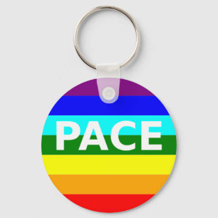 Pace(Peace) Flag Italian Keychain