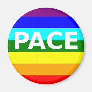 Pace(Peace) Flag Italian Magnet