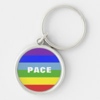 Pace – Peace – Frieden – Rainbow Colour Regenbogen