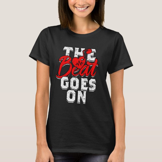 Pacemaker Heart Surgery Cardiac Pace Maker Pacemak T-Shirt (Front)