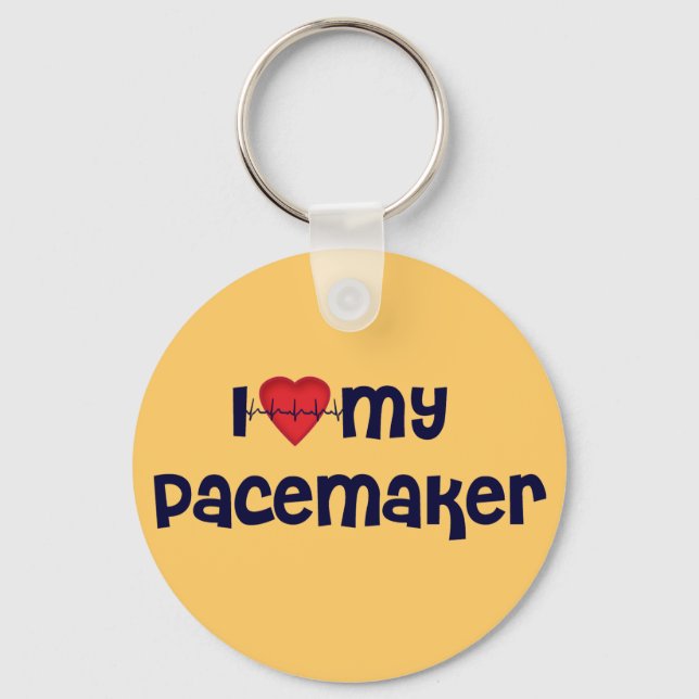 Pacemaker T-shirts | Get Well Gifts Keychain (Front)
