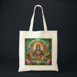 Pachamama, Earth Mother goddess Tote Bag<br><div class="desc">Pachamama is the Earth Mother goddess of the Andes. Indigenous peoples of Bolivia,  Ecuador,  Chile,  Peru,  and Argentina. This is a mystical AI assisted art piece using prompts and edited in Photoshop.</div>