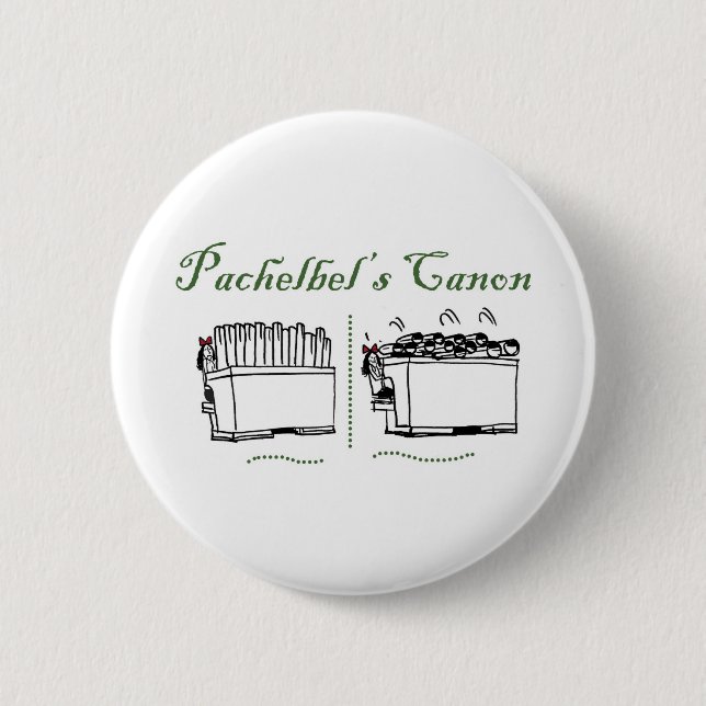 Pachelbel's Canon 2 Inch Round Button (Front)