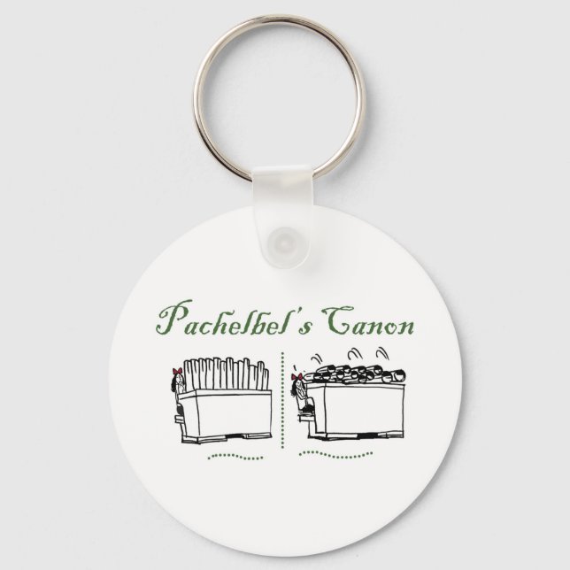 Pachelbel's Canon Keychain (Front)