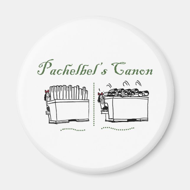 Pachelbel's Canon Magnet (Front)
