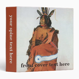 Pachtuwa-Chta, Arikara Warrior Portrait by Bodmer Binder