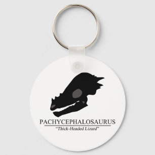 Pachycephalosaurus Skull Keychain