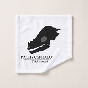 Pachycephalosaurus Skull Wash Cloth