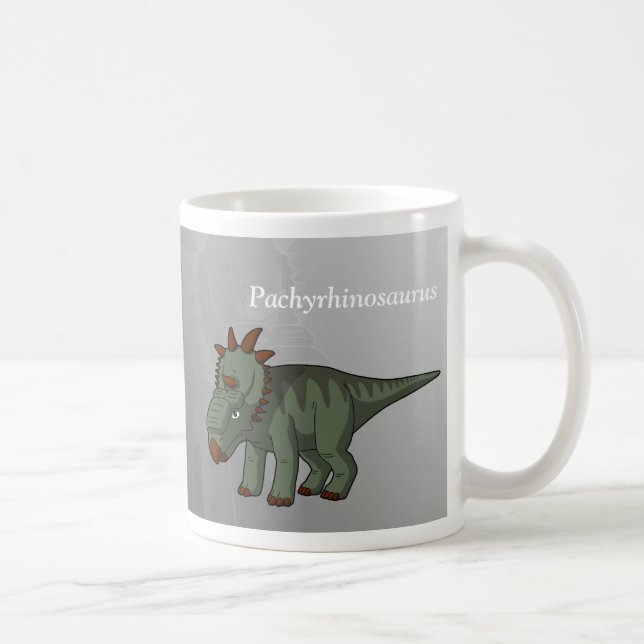 Pachyrhinosaurus Dinosaur Coffee Mug (Right)