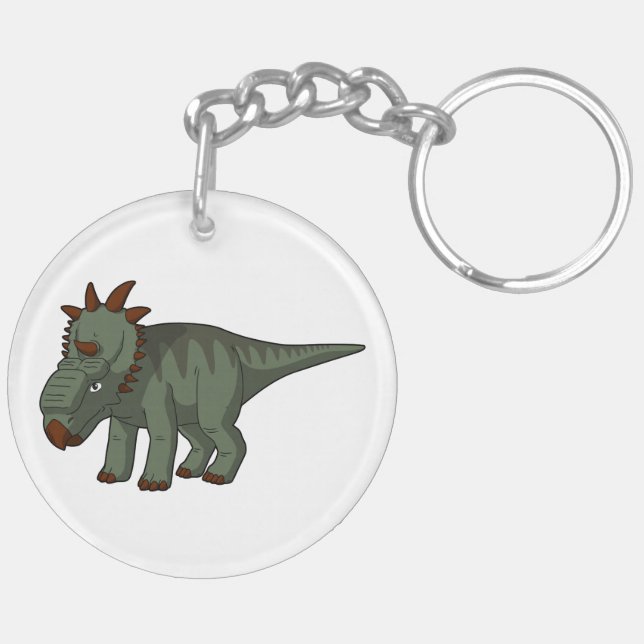 Pachyrhinosaurus Keychain (Back Left)