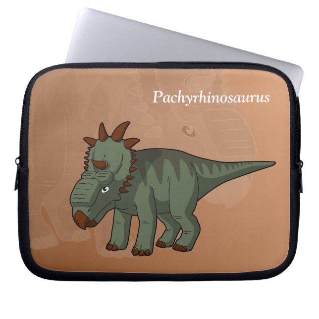 Pachyrhinosaurus Laptop Sleeve (Front)