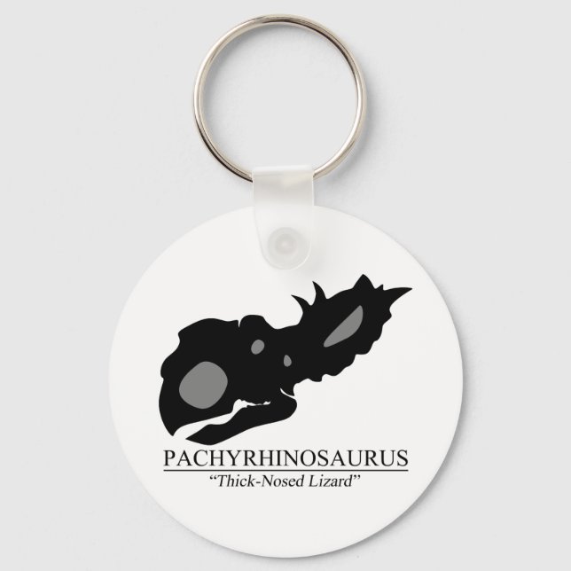 Pachyrhinosaurus Skull Keychain (Front)
