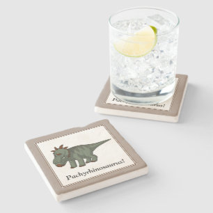 Pachyrhinosaurus Stone Coaster