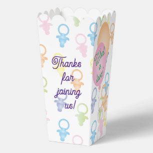 Paci Bunny Baby Shower Favor Box