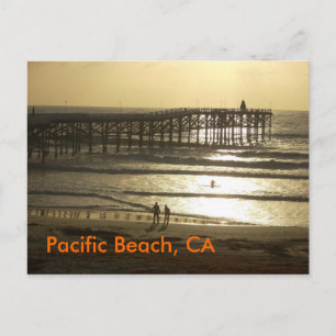 Pacific Beach, CA Postcard