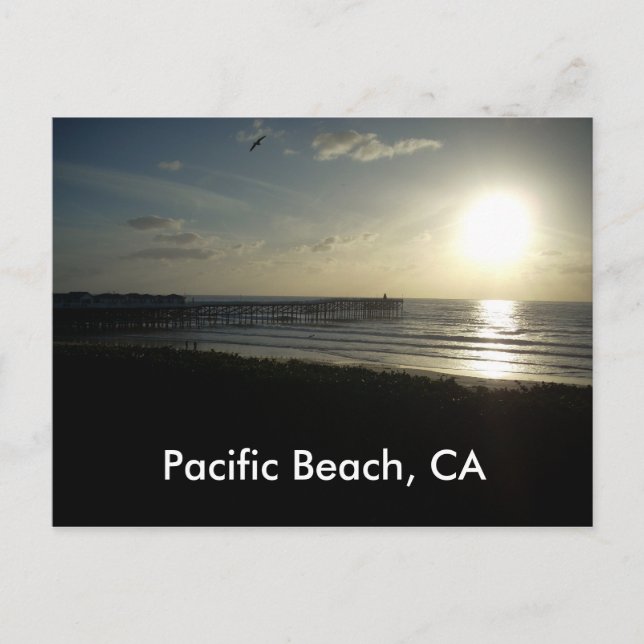 Pacific Beach, CA Postcard (Front)