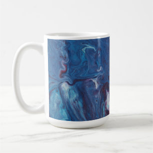 Pacific Boils Over 3 Deep Blue Abstract Mug