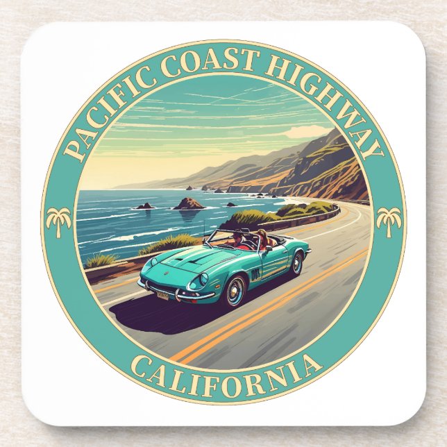 Pacific Coast Highway California Coaster (Front)