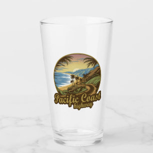Pacific Coast Highway Retro Glass