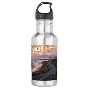 Pacific Coast Highway Sunset 532 Ml Water Bottle