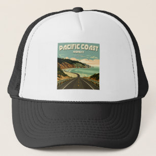 Pacific Coast Highway Vista Trucker Hat