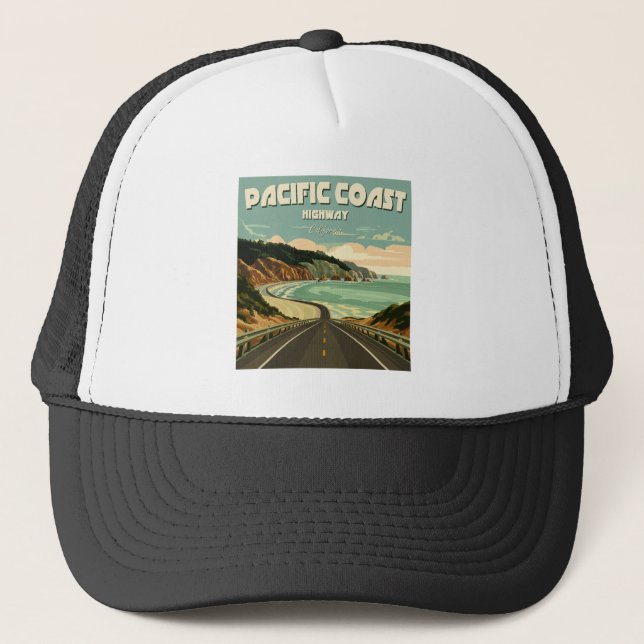 Pacific Coast Highway Vista Trucker Hat (Front)